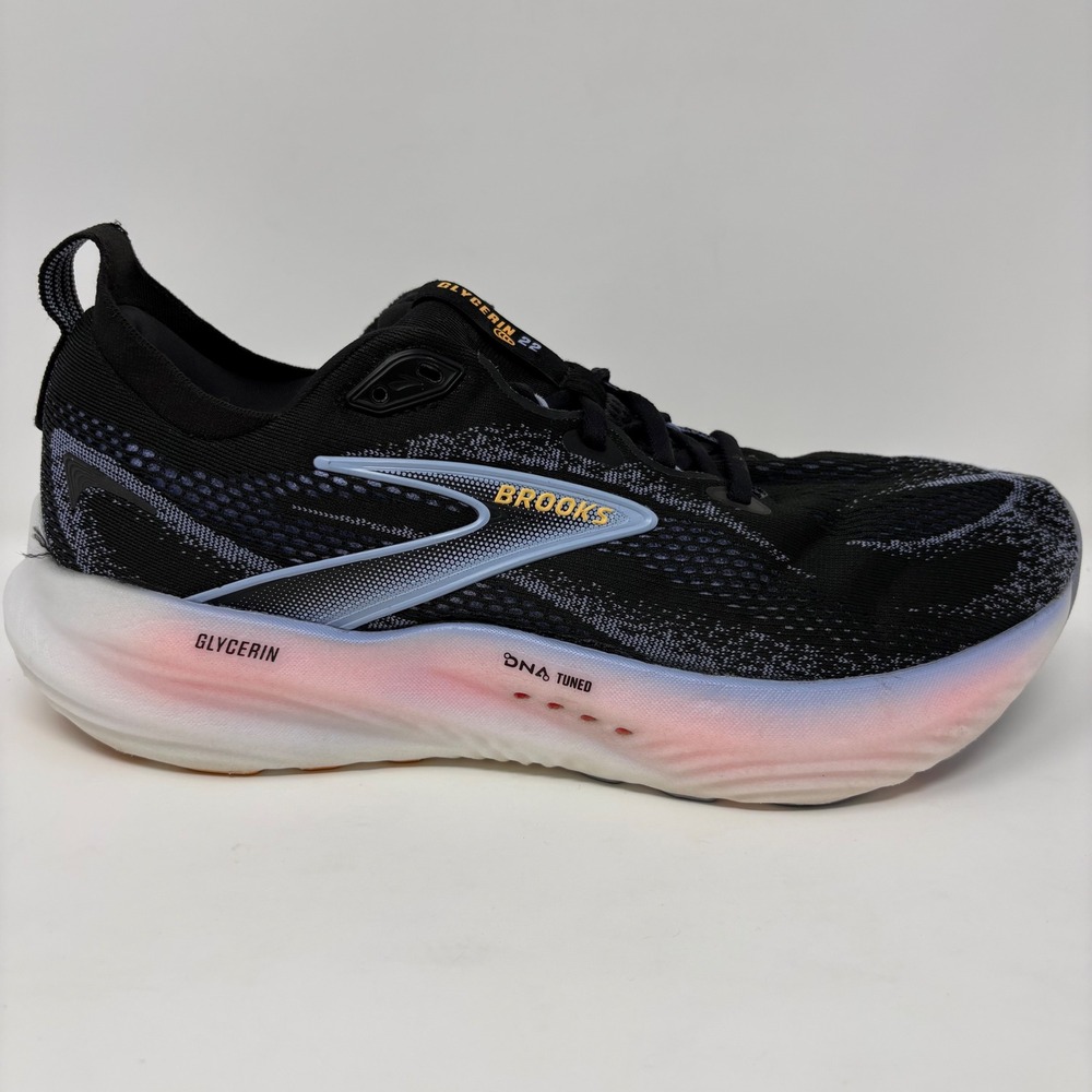 Brooks Glycerin 22 Womens Size 11 Black Pink Running Shoes (1204341B088)